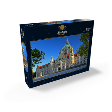 New City Hall at Trammplatz, Hanover, Lower Saxony, Germany 100 Jigsaw Puzzle box view1