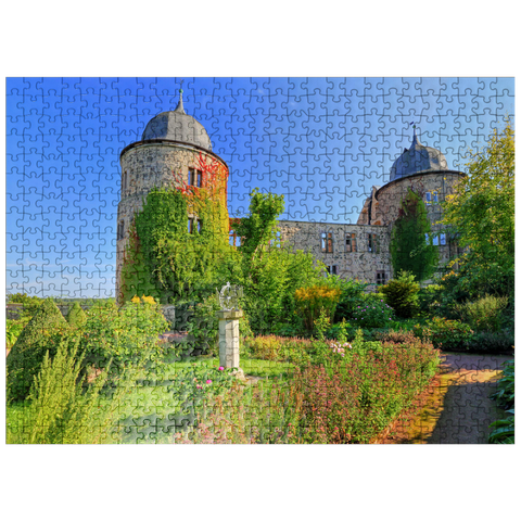 puzzleplate Sleeping Beauty Castle Sababurg, Hofgeismar, Hesse, Germany 500 Jigsaw Puzzle