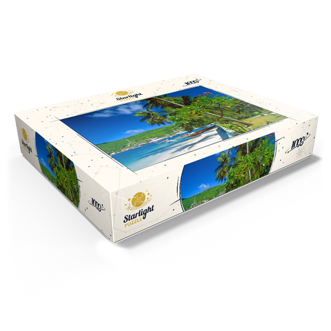 Beach walk in Port Elizabeth, Bequia Island, Grenadines, Leeward Islands, Caribbean Sea 1000 Jigsaw Puzzle box view1