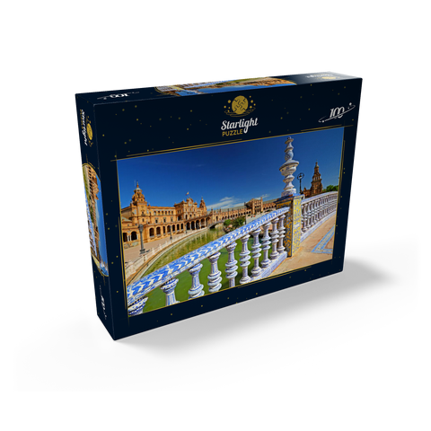 Plaza de Espana, Seville, Andalusia, Spain 100 Jigsaw Puzzle box view1