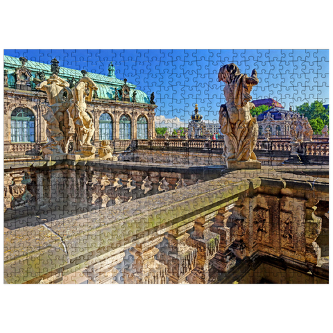 puzzleplate Sculptures above the nymph bath in the Dresden Zwinger 500 Jigsaw Puzzle