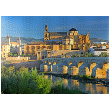 puzzleplate View to the cathedral Mezquita de Cordoba in the morning light, Cordoba, Andalusia, Spain 1000 Jigsaw Puzzle