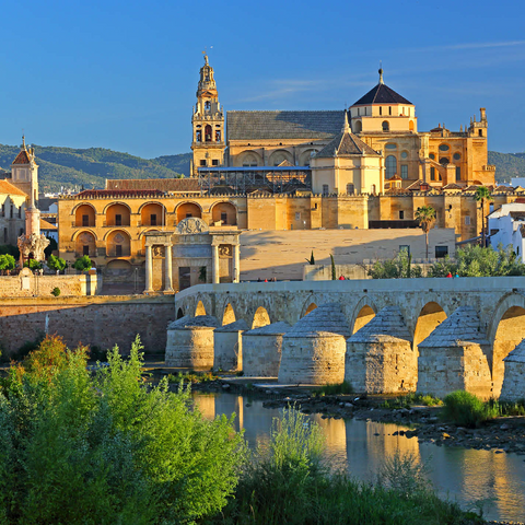 View to the cathedral Mezquita de Cordoba in the morning light, Cordoba, Andalusia, Spain 1000 Jigsaw Puzzle 3D Modell