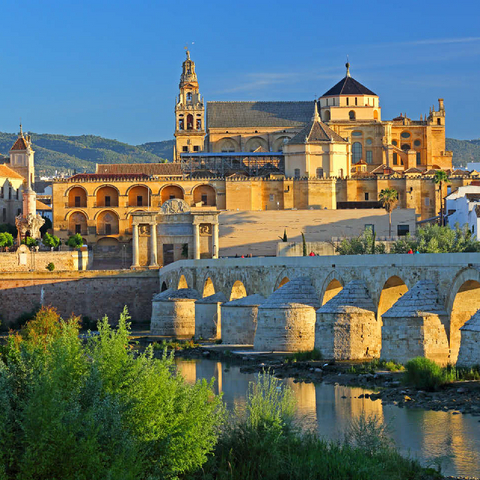 View to the cathedral Mezquita de Cordoba in the morning light, Cordoba, Andalusia, Spain 100 Jigsaw Puzzle 3D Modell