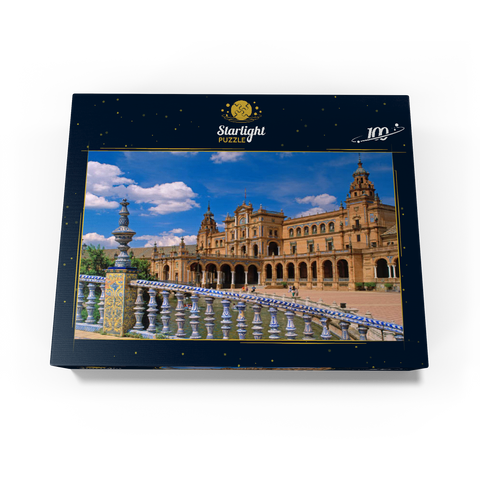 Palacio Central at the Plaza de Espana, Seville, Andalusia, Spain 100 Jigsaw Puzzle box view1