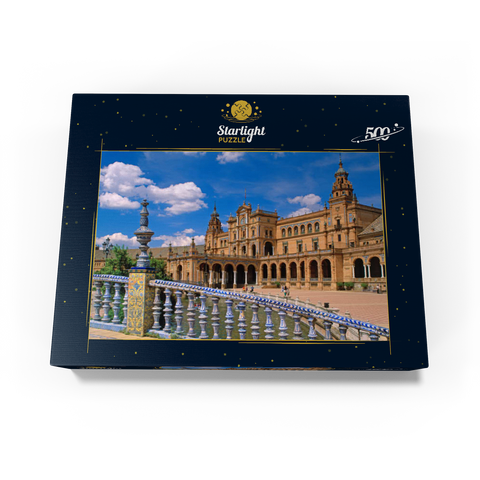 Palacio Central at the Plaza de Espana, Seville, Andalusia, Spain 500 Jigsaw Puzzle box view1