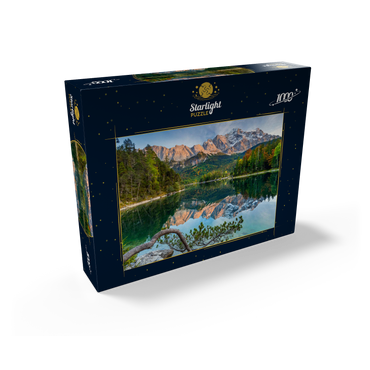 Eibsee with Wetterstein mountains and Zugspitze (2962m) 1000 Jigsaw Puzzle box view1