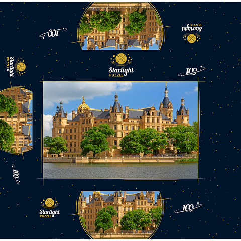 Schwerin Castle 100 Jigsaw Puzzle box 3D Modell