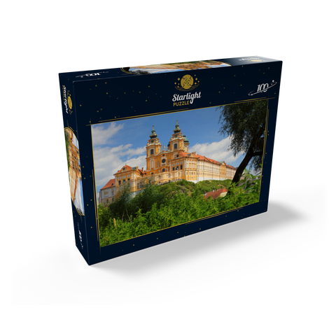 Collegiate Church in the Benedictine Abbey of Melk, Austria 100 Jigsaw Puzzle box view1