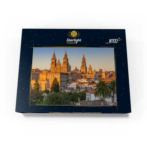 Cathedral of Santiago de Compostela in the evening 1000 Jigsaw Puzzle box view1