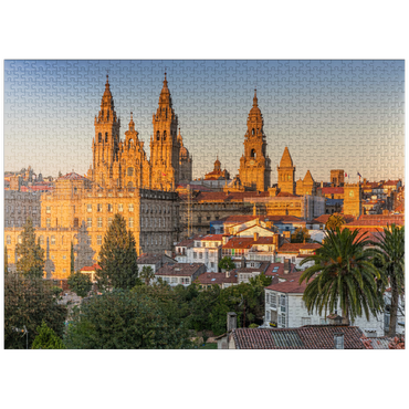 puzzleplate Cathedral of Santiago de Compostela in the evening 1000 Jigsaw Puzzle