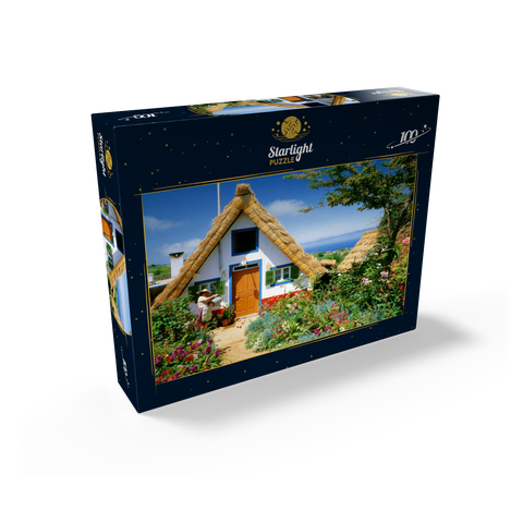Casas de Colmo, traditional thatched cottages, Madeira 100 Jigsaw Puzzle box view1