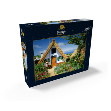 Casas de Colmo, traditional thatched cottages, Madeira 500 Jigsaw Puzzle box view1