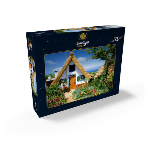 Casas de Colmo, traditional thatched cottages, Madeira 500 Jigsaw Puzzle box view1