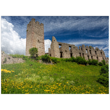 puzzleplate Castel Belfort, built 1311, Spormaggiore, Trentino-Alto Adige 1000 Jigsaw Puzzle