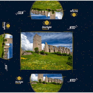 Castel Belfort, built 1311, Spormaggiore, Trentino-Alto Adige 1000 Jigsaw Puzzle box 3D Modell