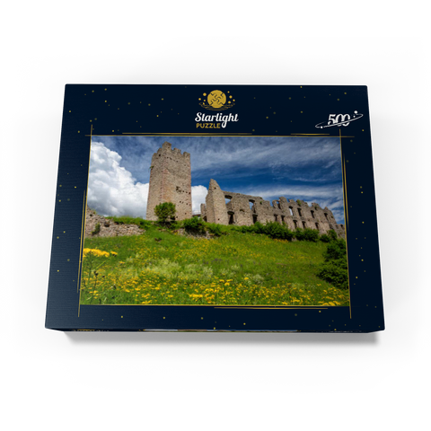 Castel Belfort, built 1311, Spormaggiore, Trentino-Alto Adige 500 Jigsaw Puzzle box view1