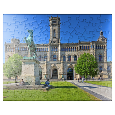 puzzleplate Gottfried Wilhelm Leibniz University in the Guelph Palace 100 Jigsaw Puzzle