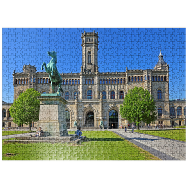puzzleplate Gottfried Wilhelm Leibniz University in the Guelph Palace 500 Jigsaw Puzzle