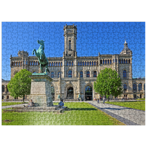 puzzleplate Gottfried Wilhelm Leibniz University in the Guelph Palace 500 Jigsaw Puzzle