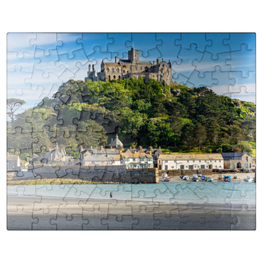 puzzleplate St Michael's Mount, Marazion near Penzance, Penwith Peninsula, Cornwall 100 Jigsaw Puzzle