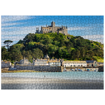 puzzleplate St Michael's Mount, Marazion near Penzance, Penwith Peninsula, Cornwall 500 Jigsaw Puzzle