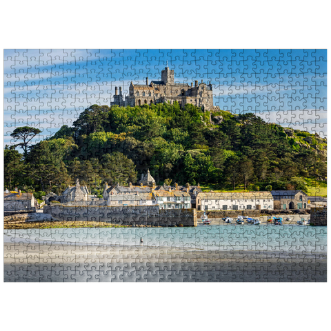 puzzleplate St Michael's Mount, Marazion near Penzance, Penwith Peninsula, Cornwall 500 Jigsaw Puzzle