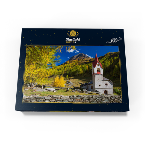 Holy Spirit Church, 15th century, Kasern, Ahrntal, Trentino-South Tyrol 100 Jigsaw Puzzle box view1