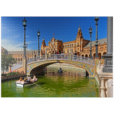puzzleplate Plaza de Espana, Seville, Andalusia, Spain 1000 Jigsaw Puzzle