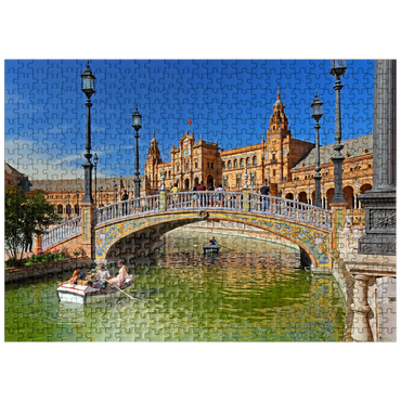 puzzleplate Plaza de Espana, Seville, Andalusia, Spain 500 Jigsaw Puzzle