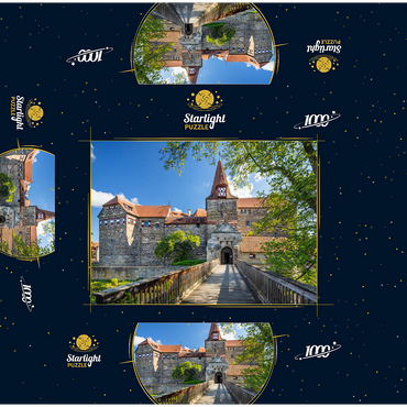 Wenceslas Castle on an island in the Pegnitz River in Nuremberg County 1000 Jigsaw Puzzle box 3D Modell