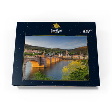 Heidelberg Castle and Old Bridge over the Neckar River in the early morning 1000 Jigsaw Puzzle box view1