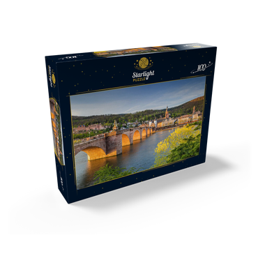 Heidelberg Castle and Old Bridge over the Neckar River in the early morning 100 Jigsaw Puzzle box view1