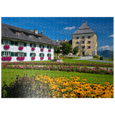 puzzleplate Fuschl Castle on Lake Fuschl 500 Jigsaw Puzzle