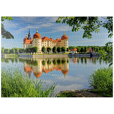 puzzleplate Moritzburg Castle near Dresden, Saxony, Germany 1000 Jigsaw Puzzle