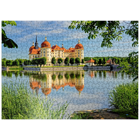 puzzleplate Moritzburg Castle near Dresden, Saxony, Germany 500 Jigsaw Puzzle