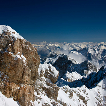 Zugspitze summit cross (2962m) 1000 Jigsaw Puzzle 3D Modell