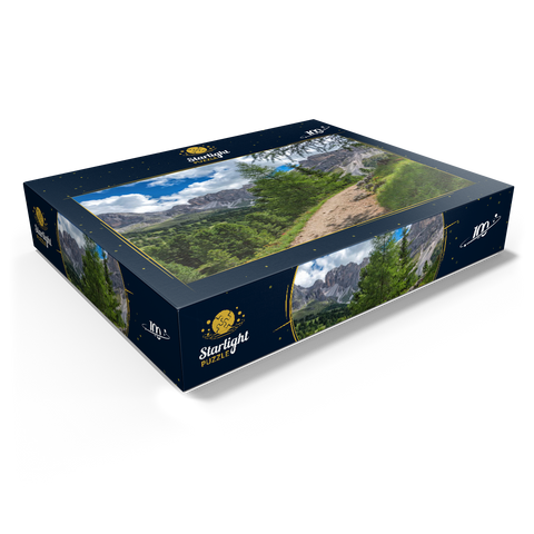 At Col Raiser with Cislesalpe and Geisler Group, S. Cristina in Val Gardena, Trentino-South Tyrol 100 Jigsaw Puzzle box view1