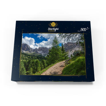 At Col Raiser with Cislesalpe and Geisler Group, S. Cristina in Val Gardena, Trentino-South Tyrol 500 Jigsaw Puzzle box view1