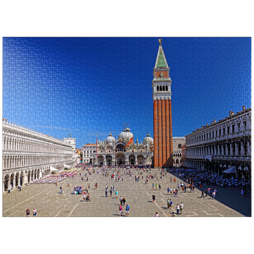 puzzleplate St. Mark's Square with St. Mark's Church and Campanile, Venice, Italy 1000 Jigsaw Puzzle