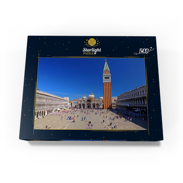 St. Mark's Square with St. Mark's Church and Campanile, Venice, Italy 500 Jigsaw Puzzle box view1