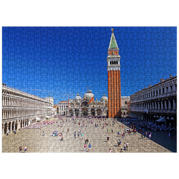 puzzleplate St. Mark's Square with St. Mark's Church and Campanile, Venice, Italy 500 Jigsaw Puzzle