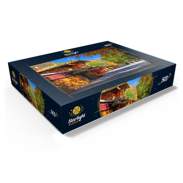 One of the residential buildings in the park of the Dalai Lama's summer residence, Tibet 500 Jigsaw Puzzle box view1