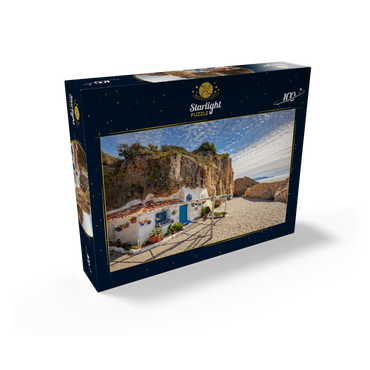 Fishing hut on the beach, Andalusia, Spain 100 Jigsaw Puzzle box view1