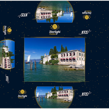 Punta San Vigilio on Lake Garda, Italy 1000 Jigsaw Puzzle box 3D Modell