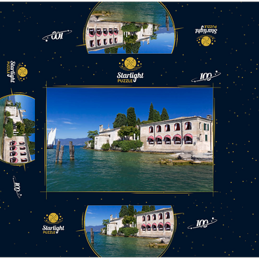 Punta San Vigilio on Lake Garda, Italy 100 Jigsaw Puzzle box 3D Modell
