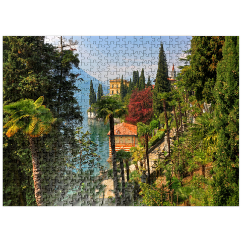 puzzleplate Villa Monastero Botanical Garden, Lake Como, Italy 500 Jigsaw Puzzle