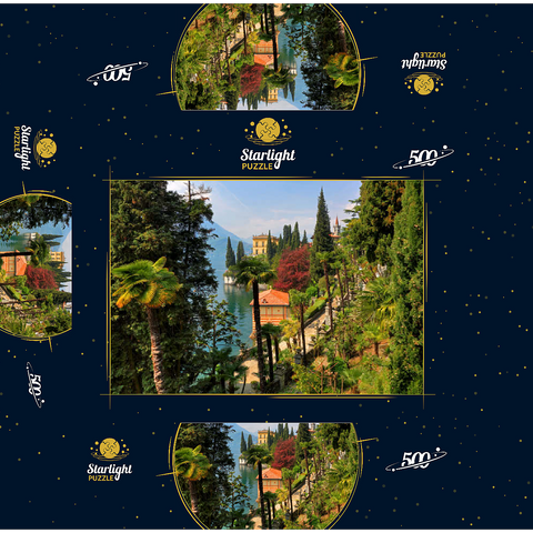 Villa Monastero Botanical Garden, Lake Como, Italy 500 Jigsaw Puzzle box 3D Modell