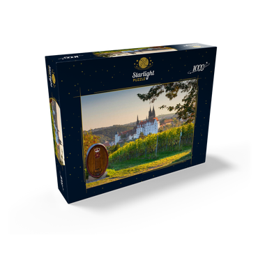 Vineyard, Proschwitz Castle Winery with view to Albrechtsburg Castle and Cathedral 1000 Jigsaw Puzzle box view1