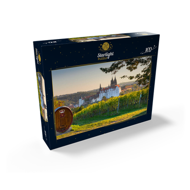 Vineyard, Proschwitz Castle Winery with view to Albrechtsburg Castle and Cathedral 100 Jigsaw Puzzle box view1